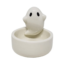 Load image into Gallery viewer, Ceramics Ghost Candle Holder Halloween Candle Holder Wedding Table Decor Candlestick Holder Aroma Holder for Home Party Decor