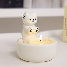 Load image into Gallery viewer, Ceramics Ghost Candle Holder Halloween Candle Holder Wedding Table Decor Candlestick Holder Aroma Holder for Home Party Decor
