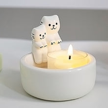 Load image into Gallery viewer, Ceramics Ghost Candle Holder Halloween Candle Holder Wedding Table Decor Candlestick Holder Aroma Holder for Home Party Decor
