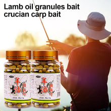 Load image into Gallery viewer, 1 Bottle Lamb Oil Pellet Bait Crucian Carp Grass Carp Freshwater Fishes Fodder For Wild Fishing Black Pit