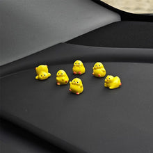 Load image into Gallery viewer, 3Pcs/6Pcs Car Center Console Dashboard Navigator Screen Decoration Mini Yellow Chicks Ornaments Auto Interior Accessories For Computer Display