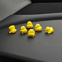 Load image into Gallery viewer, 3Pcs/6Pcs Car Center Console Dashboard Navigator Screen Decoration Mini Yellow Chicks Ornaments Auto Interior Accessories For Computer Display