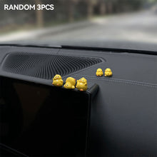 Load image into Gallery viewer, 3Pcs/6Pcs Car Center Console Dashboard Navigator Screen Decoration Mini Yellow Chicks Ornaments Auto Interior Accessories For Computer Display