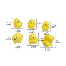 Load image into Gallery viewer, 3Pcs/6Pcs Car Center Console Dashboard Navigator Screen Decoration Mini Yellow Chicks Ornaments Auto Interior Accessories For Computer Display