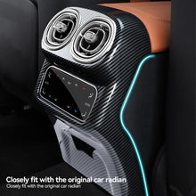 Load image into Gallery viewer, Car Rear Air Conditioning Outlet Vent Cover Trim Sticker Accessories Carbon Fiber Patten ABS Style For Mercedes Benz glc300l 2023