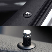 Load image into Gallery viewer, 4Pcs Carbon Fiber Car Door Pin Lock Lifting Bolt Trims For Mercedes Benz A C E CLA GLA GLK ML GLC GLE GLS SLK Class W205 W204 W212 W211