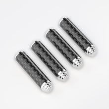 Load image into Gallery viewer, 4Pcs Carbon Fiber Car Door Pin Lock Lifting Bolt Trims For Mercedes Benz A C E CLA GLA GLK ML GLC GLE GLS SLK Class W205 W204 W212 W211