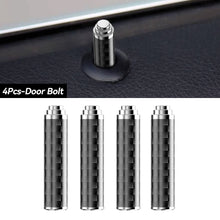 Load image into Gallery viewer, 4Pcs Carbon Fiber Car Door Pin Lock Lifting Bolt Trims For Mercedes Benz A C E CLA GLA GLK ML GLC GLE GLS SLK Class W205 W204 W212 W211