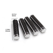 Load image into Gallery viewer, 4Pcs Carbon Fiber Car Door Pin Lock Lifting Bolt Trims For Mercedes Benz A C E CLA GLA GLK ML GLC GLE GLS SLK Class W205 W204 W212 W211
