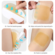 Load image into Gallery viewer, Hydrocolloid Patch Self Adhesive Foot Patch Invisible Waterproof Band Aid Concealer Compact Portable Hydrocolloid Skin Patch