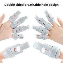 Load image into Gallery viewer, Finger Fixed Clamp Adjustable Finger Support Protective Cover Breathable Comfortable Finger Splint Five Finger Fixed Support Trainer
