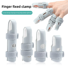 Load image into Gallery viewer, Finger Fixed Clamp Adjustable Finger Support Protective Cover Breathable Comfortable Finger Splint Five Finger Fixed Support Trainer