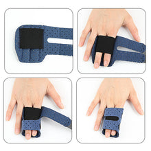 Load image into Gallery viewer, Finger Fixed Strap Double Finger Aluminum Strip Fixed Support Strap Adjustable Finger Fixed Clamp Finger Fixed Support Protective Cover