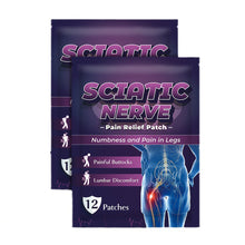 Load image into Gallery viewer, 12pcs/bag Sciatic Nerve Acupoint Patch Relieving Hip Pain Lumbar Discomfort Leg Numbness Mild Non-irritating Pain Relief Patch Health Care
