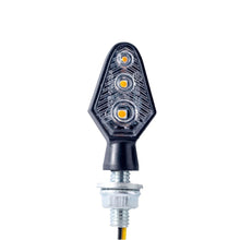 Load image into Gallery viewer, 2Pcs Motorcycle Turn Signal Lights Turn Signal Lights 3LED Turn Signal Warning Indicators Blinker Amber Light Scooter