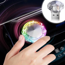 Load image into Gallery viewer, USB Car Interior Ambient Atmosphere Light LED Decorative Signal Lights Auto Reading Lamp Decorations