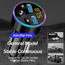 Load image into Gallery viewer, Car MP3 Player Car Bluetooth Receiver FM Transmitter Modulator Car Wireless Bluetooth 5.0 USB Fast Charger Music Hands Free Car Kit