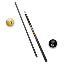 Load image into Gallery viewer, 1PC 147CM 1/2 Split Carbon Billiard Cue Multi-Layer Pool Cue Tip 13MM American Big Head Cue Snooker Supplies