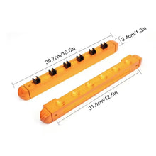 Load image into Gallery viewer, 1PC Six-Hole Solid Wood Snap-On Wall Mount Pool Cue Holder Prevent The Pool Cue From Deforming Billiard Supplies Accessories