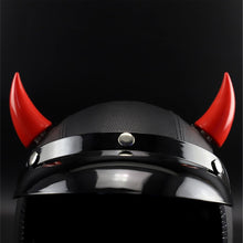 Load image into Gallery viewer, 2Pcs Rubber Motorcycle Helmet Corner Horn Decoration Accessories with Suction Cup Soft Horn Headwear