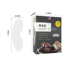 Load image into Gallery viewer, Adult Sleep Mouth Strips Anti-snoring Breathing Correction Stickers Physical Improving Mouth Breathing Soft Mouth Strips