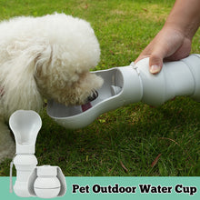 Load image into Gallery viewer, Folding Pet Outdoor Water Bottle Walking Mug Portable Travel Drinking Bottle Puppy Cats Dogs Water Dispenser Cup Supplies