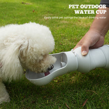 Load image into Gallery viewer, Folding Pet Outdoor Water Bottle Walking Mug Portable Travel Drinking Bottle Puppy Cats Dogs Water Dispenser Cup Supplies