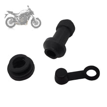 Load image into Gallery viewer, 3Pcs/Set Motorcycle Scooter Rubber Brake Cover Upper and Lower Pump Caliper Shock Absorber Sleeve Dust Disc Pump Waterproof with Cap