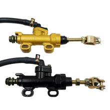Load image into Gallery viewer, Motorcycle Rear Brake Pump Foot Hydraulic Refit Rear Brake Master Cylinder Pump with Tube For Suzuki Kawasaki Honda