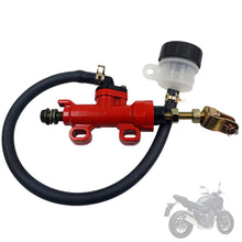Load image into Gallery viewer, Motorcycle Rear Brake Pump Foot Hydraulic Refit Rear Brake Master Cylinder Pump with Tube For Suzuki Kawasaki Honda