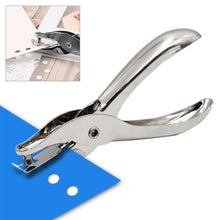 Load image into Gallery viewer, 1 Pc Metal 6mm Pore Diameter Punch Pliers Single Hole Puncher Hand Paper Scrapbooking Punches 1-8 Pages Paper Hole Puncher
