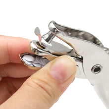 Load image into Gallery viewer, 1 Pc Metal 6mm Pore Diameter Punch Pliers Single Hole Puncher Hand Paper Scrapbooking Punches 1-8 Pages Paper Hole Puncher