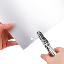 Load image into Gallery viewer, 1 Pc Metal 6mm Pore Diameter Punch Pliers Single Hole Puncher Hand Paper Scrapbooking Punches 1-8 Pages Paper Hole Puncher