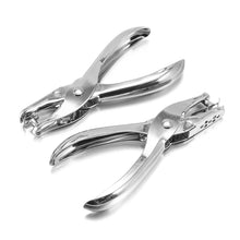 Load image into Gallery viewer, 1 Pc Metal 6mm Pore Diameter Punch Pliers Single Hole Puncher Hand Paper Scrapbooking Punches 1-8 Pages Paper Hole Puncher
