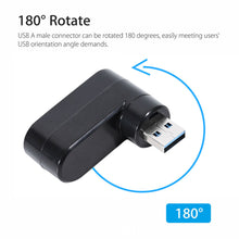 Load image into Gallery viewer, USB 2.0 Hub USB Hub 2.0 Multi USB Splitter Hub Rotatable 3 Port Multiple Expander Splitter Mini USB 2.0 Hub Computer Accessories