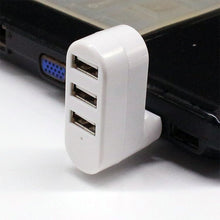 Load image into Gallery viewer, USB 2.0 Hub USB Hub 2.0 Multi USB Splitter Hub Rotatable 3 Port Multiple Expander Splitter Mini USB 2.0 Hub Computer Accessories