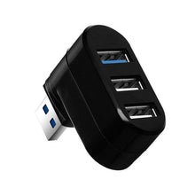 Load image into Gallery viewer, USB 2.0 Hub USB Hub 2.0 Multi USB Splitter Hub Rotatable 3 Port Multiple Expander Splitter Mini USB 2.0 Hub Computer Accessories