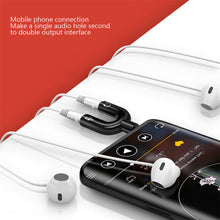 Load image into Gallery viewer, U Type Adapter Dual 3.5 MM Headphone Plug Audio Cables Splitter Microphone 2 In 1 Swivel Connector Audio Converter