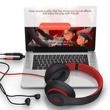 Load image into Gallery viewer, U Type Adapter Dual 3.5 MM Headphone Plug Audio Cables Splitter Microphone 2 In 1 Swivel Connector Audio Converter