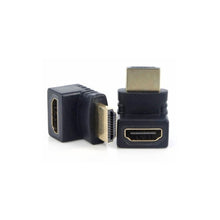 Load image into Gallery viewer, HDMI-Compatible Adapter 90 270 Degree Right Angle Male to Female Converter 4K HD Connector Mini / Micro HDMI-Compatible Extender
