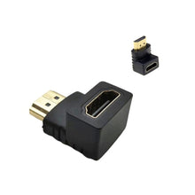 Load image into Gallery viewer, HDMI-Compatible Adapter 90 270 Degree Right Angle Male to Female Converter 4K HD Connector Mini / Micro HDMI-Compatible Extender