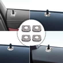 Load image into Gallery viewer, 4Pcs Car Door Bolt Lock Pin Crystal Switch Button Ring Lift Bolt Sticker For BMW 1 3 5 7 Series X1 X3 X4 X5 X6