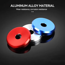 Load image into Gallery viewer, 4Pcs Aluminium Alloy Car Rear Door Lock Pin Knob Switch Button Ring Interior Accessories for Porsche Panamera Cayenne Macan