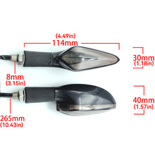Load image into Gallery viewer, 2Pcs Motorbike Dynamic LED Lamp Scooter Accessories Motorcycle Turn Signals Flowing LED Tail Light Dual Colors