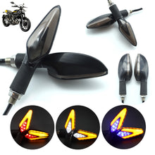 Load image into Gallery viewer, 2Pcs Motorbike Dynamic LED Lamp Scooter Accessories Motorcycle Turn Signals Flowing LED Tail Light Dual Colors