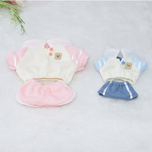 Load image into Gallery viewer, 20CM Cotton Doll Rompers Cartoon Plush Doll Replacement Outfit Playing House Accessories Mini Clothes