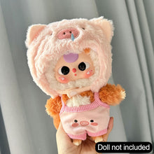 Load image into Gallery viewer, For Baby 3 Years Old Rompers Cartoon Plush Doll Replacement Outfit Playing House Accessories Mini Clothes