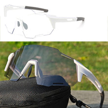 Load image into Gallery viewer, Fashion Photochromic Cycling Glasses Road Riding Bike Sunglasses Windproof Sports Sun Glasses Men Women Bicycle Goggle Outdoor UV400 Eyewear
