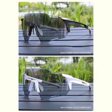 Load image into Gallery viewer, Fashion Photochromic Cycling Glasses Road Riding Bike Sunglasses Windproof Sports Sun Glasses Men Women Bicycle Goggle Outdoor UV400 Eyewear