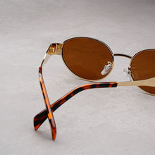 Load image into Gallery viewer, Classic Vintage Oval Sunglasses Small Metal Frame Sun Glasses Women Men Punk Shades Luxury UV400 Eyewear Retro Outdoor Accessories